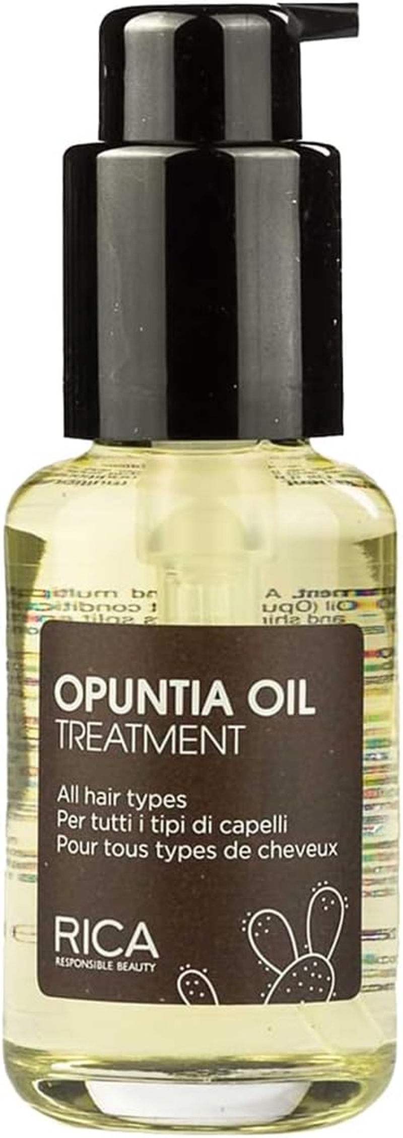 Opuntia Oil Treatment (Color Save) by Rica, Italy - Unique and Multipurpose Oil Treatment Using Prickly Pear (Opuntia) Oil- Unisex- No SLS - No Artificial Dyes- 50 ML image number 2