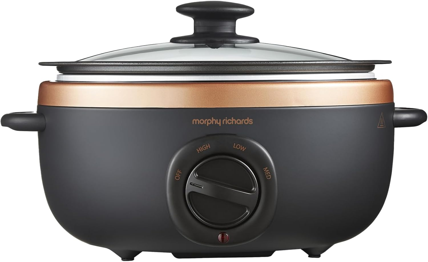 Morphy Richards 461022 Slow Cooker, Aluminium, 240 W, 6.5 Liters, Titanium
