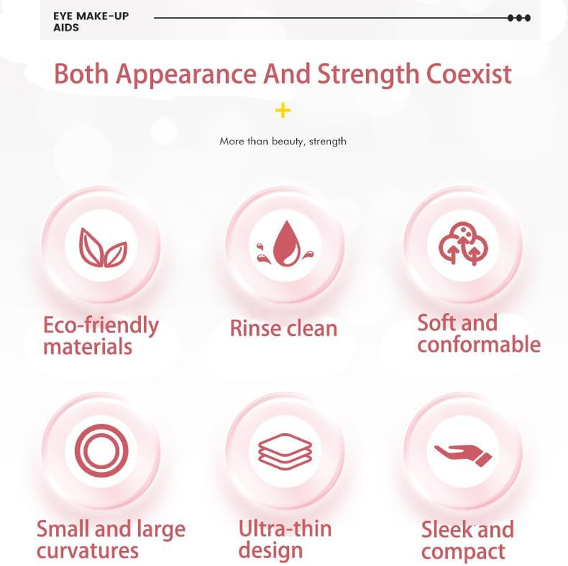 Eyebrow Kit 4-In-1 Professional Brow Shaping Set with Eyebrow Razor, Scissors, Stencil & Guide - Reusable Silicone Tools for Perfect Eyebrows at Home (Pink) image number 2