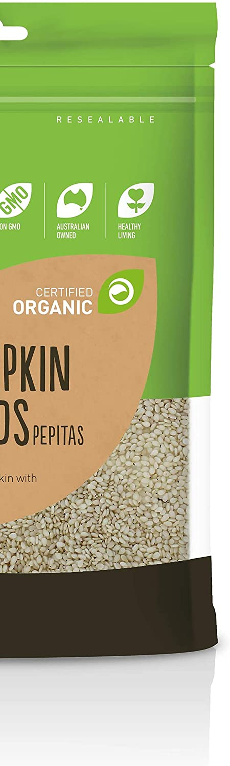 Lotus Organic Pepitas (Pumpkin Kernels) Raw 500 G