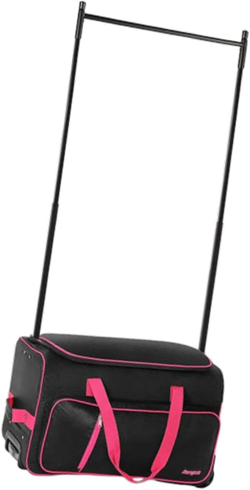 Ｓｉｍｈｏａ Dance Bag with Garment Rack Foldable Competition Duffle Bag for Sports Adults, Black Red image number 3