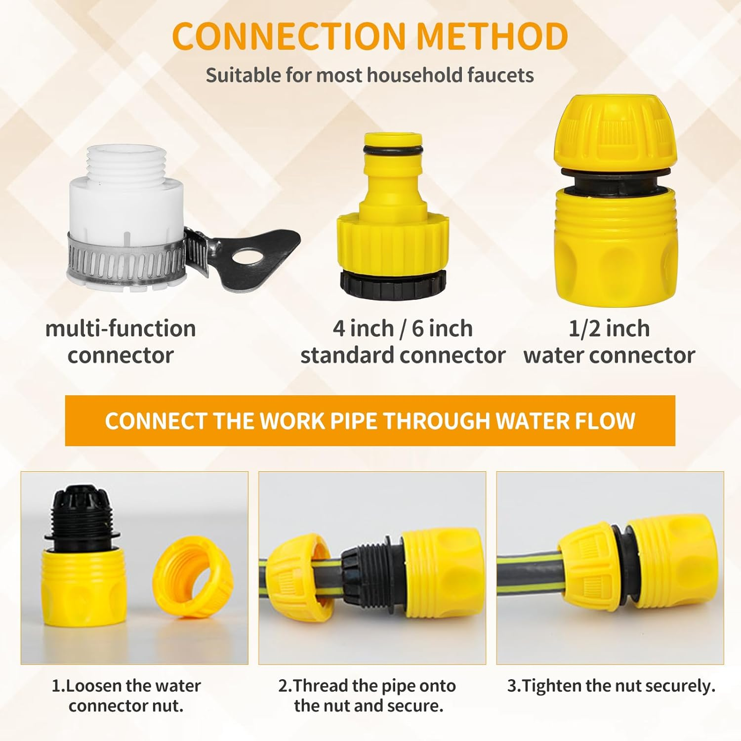 Garden Hose,Garden Water Hose 15M/50 FT Length image number 6