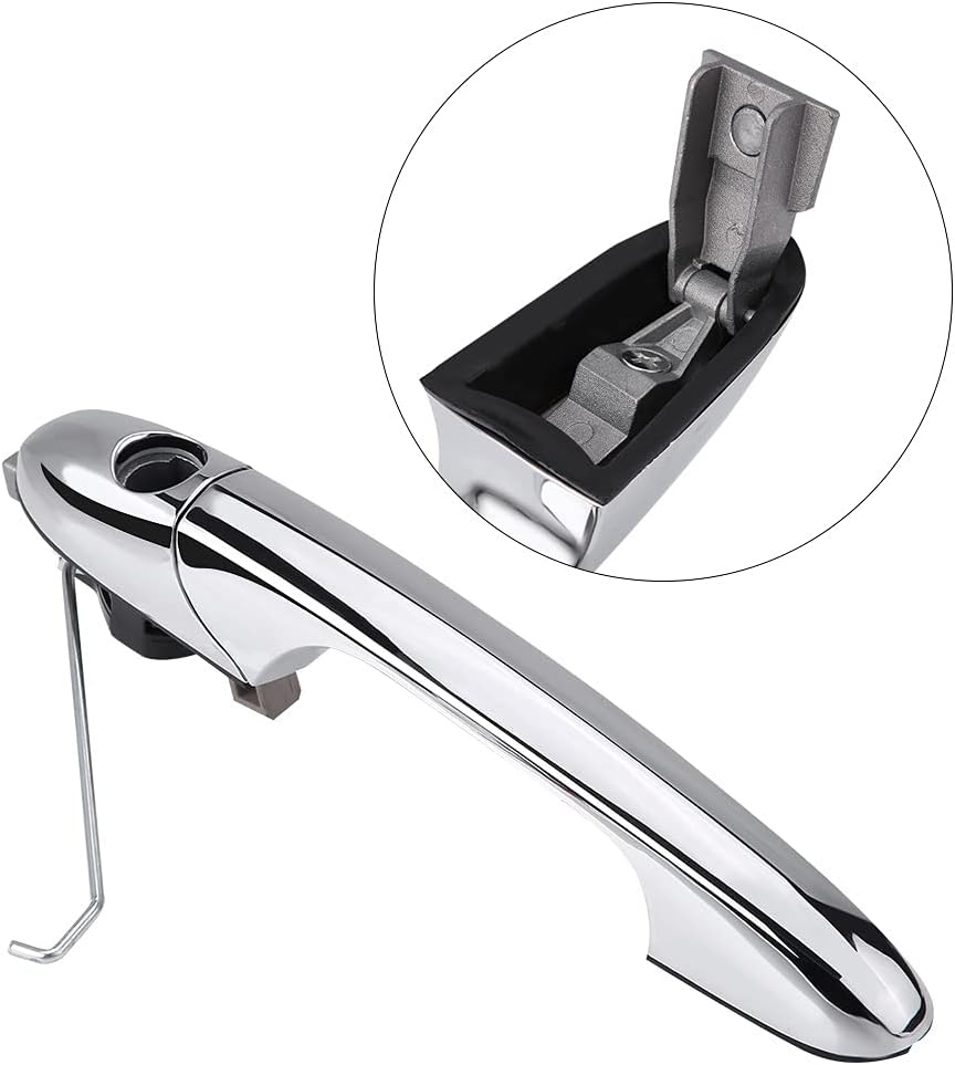 Exterior Door Handle,Right Hand Drive Outer Door Handle for Fiat 500 - OEM 735592026, 73545876(Pull the Hand on the Right) image number 4