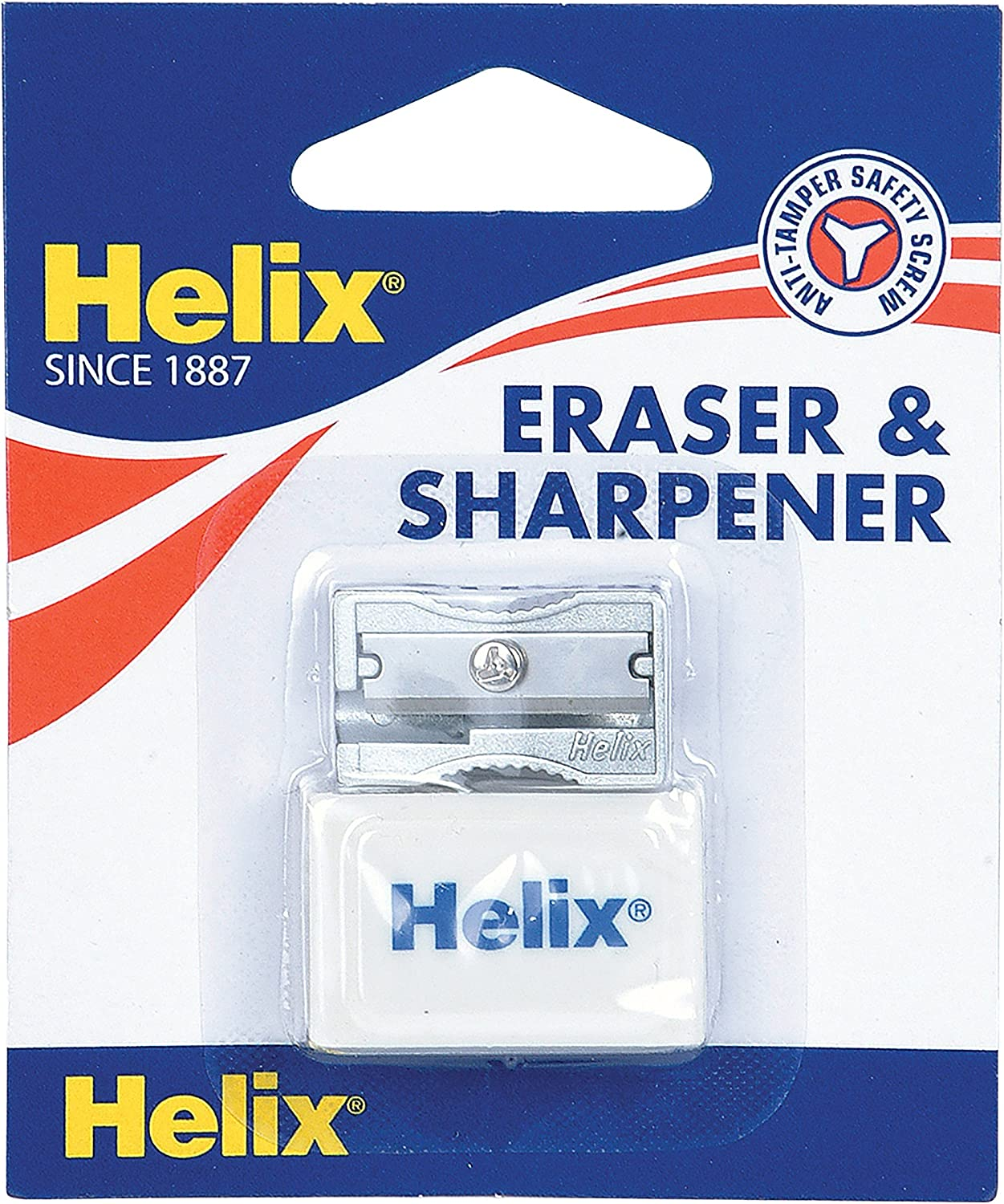 Helix Single Hole Sharpener and Eraser Set