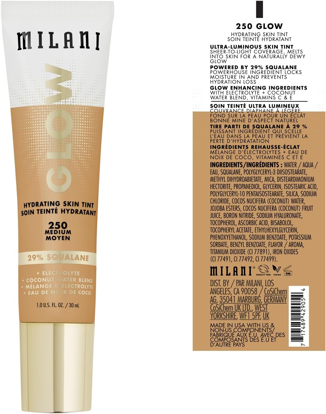Milani Glow Hydrating Skin Tint image number 6