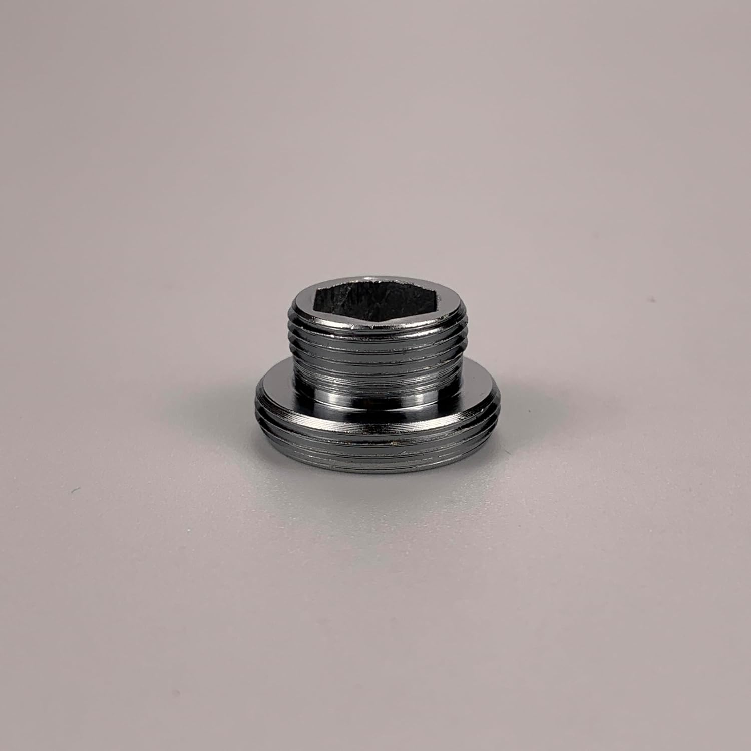 Yvyan Tap Adapter M18 to M22-2 Pieces, Thread Adapter for Male Thread M18 and M22, Suitable for Kitchen Taps, Water Savers, Water Cleaners, Hose Connections (Silver, M18-M22) image number 4