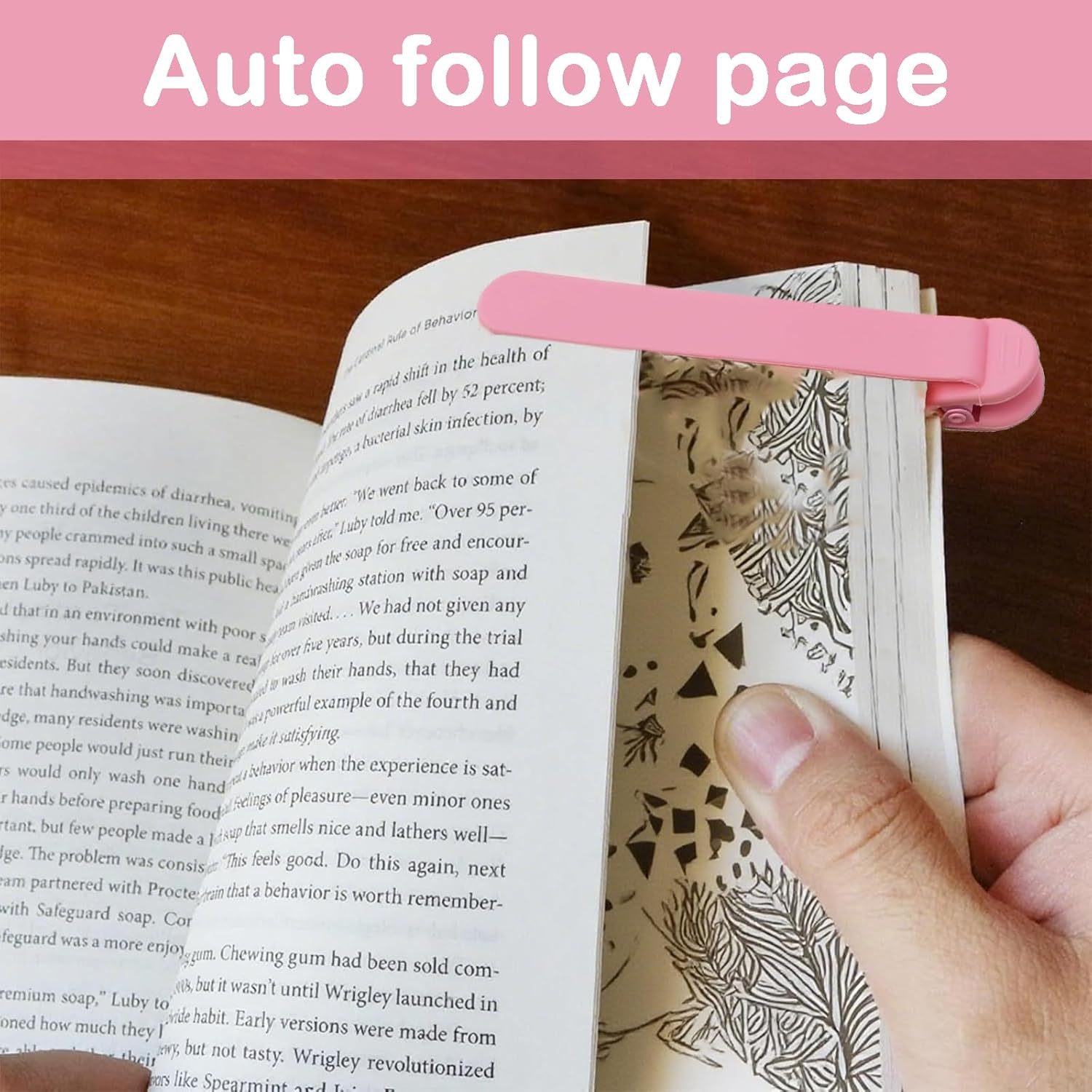 Zvorgath Automatic Silicone Bookmarks,Silicone Book Marks for Reading Lovers - Women, Men, Kids, Teachers, Reading Accessories Gifts, 3Pcs image number 3