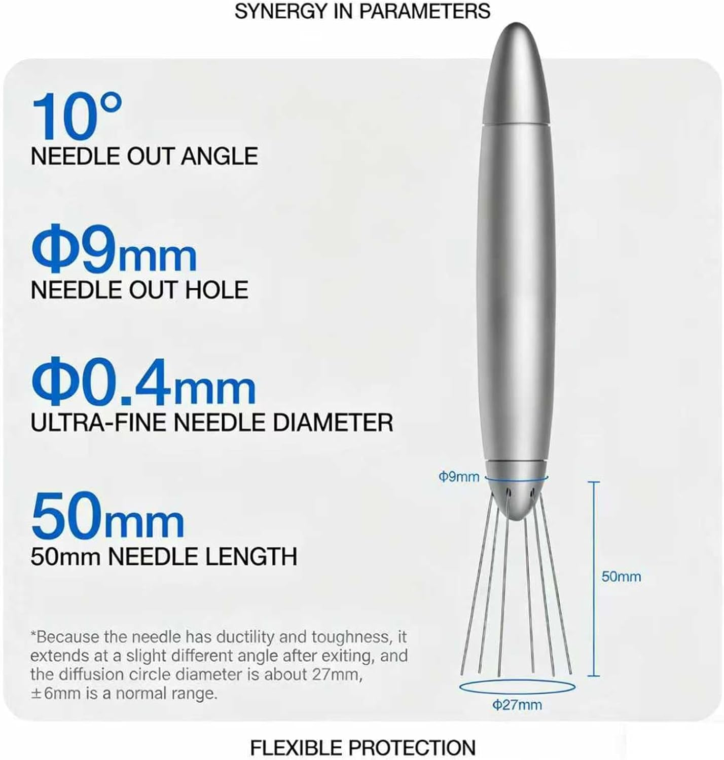 WDT Espresso Distribution Tool, 0.4Mm * 6 Needle Coffee Stirrer, with 6 Replaceable Needles & Aluminum Alloy Base, Magnetic Structure, Coffee Machine Accessories for Barista image number 5