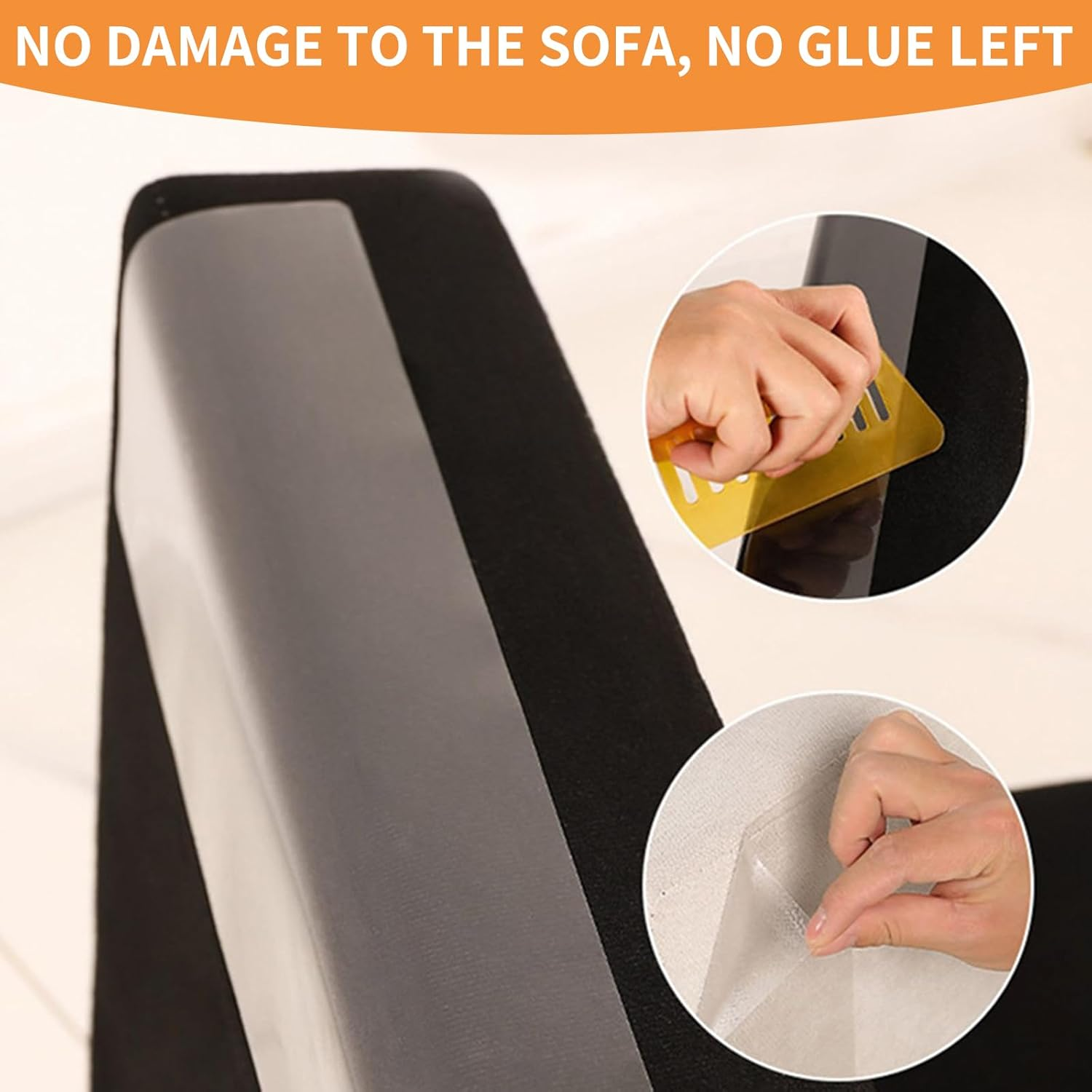 Scratch Protection Cat Tape, Self-Adhesive Transparent Anti-Scratch Film for Furniture, Couch, Sofa, Door, Wall, Scratch Repellent, 30 Cm X 500 Cm, Furniture Protection, Scratch Film, Scratch Pads image number 4