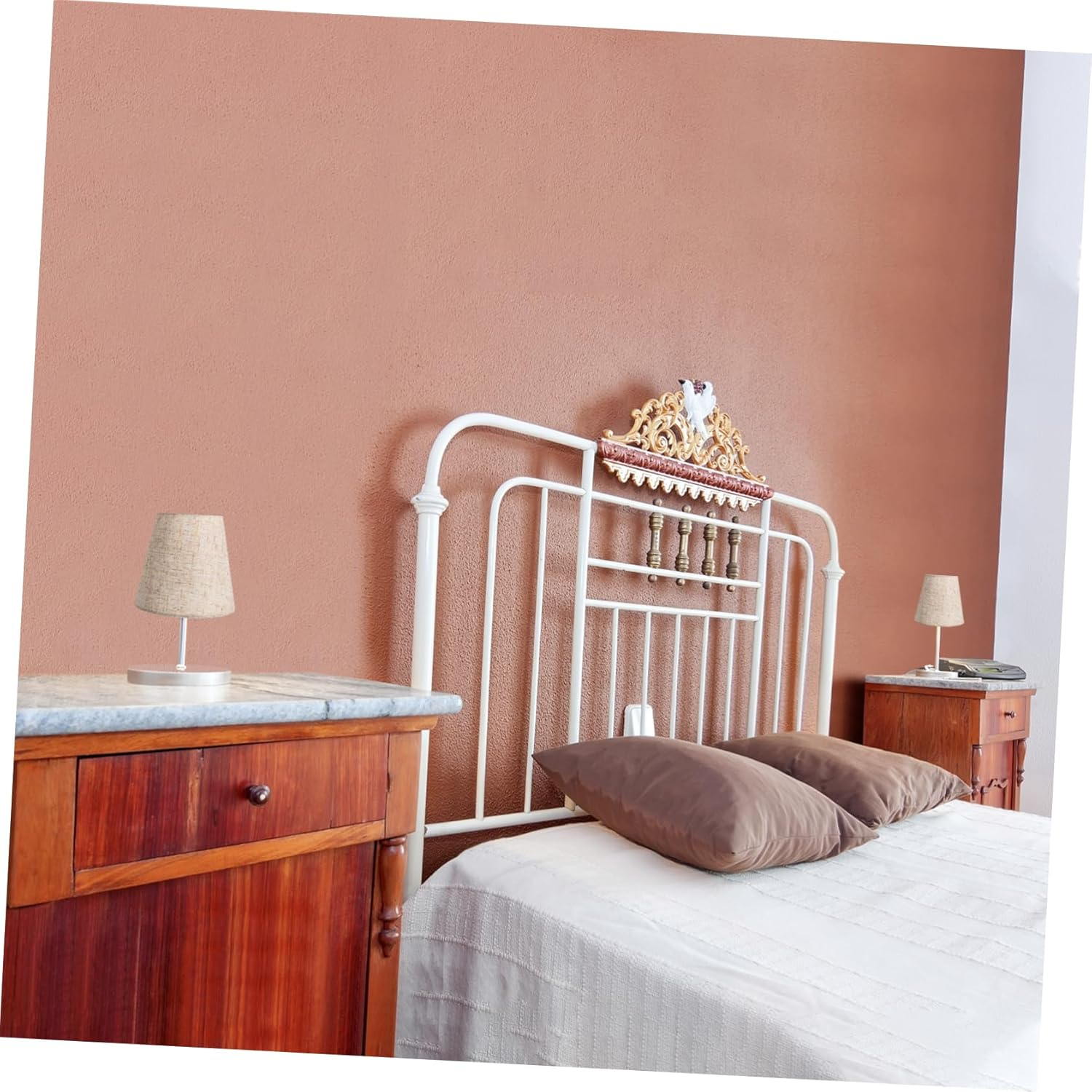 Gadpiparty 2Pcs Cloth Lamp Shades Modern Lampshade Linen Burlap Lamp Shades Fabric Lampshade for Table Lamps Linen Bedroom Bedside, Small Shade, 5.5X5.5X5.1Inch image number 4