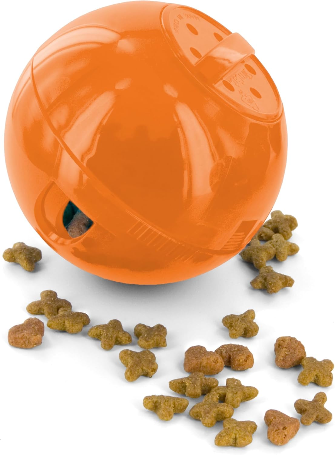 Petsafe Slimcat Meal-Dispensing Cat Toy, Great for Food or Treats, All Breed Sizes Pink