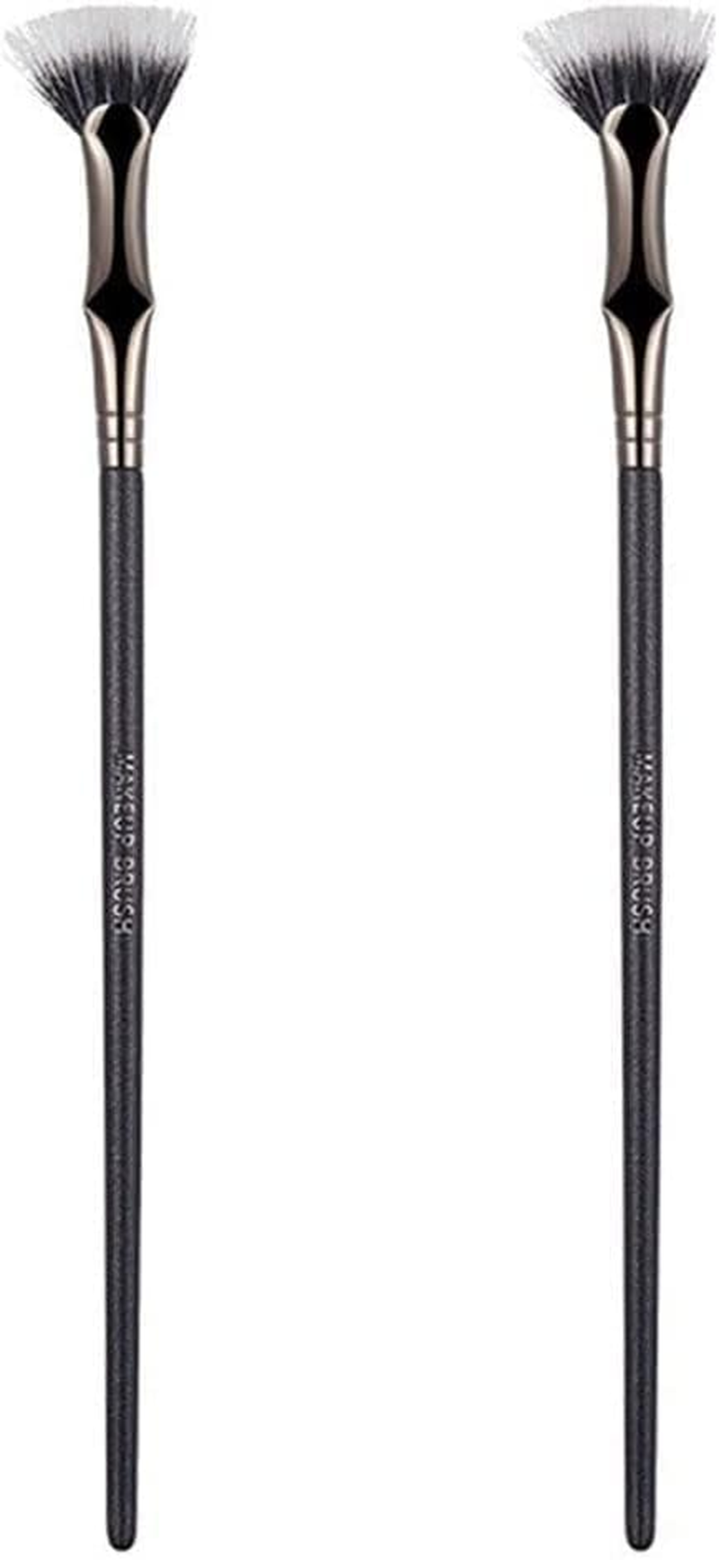 Dolly Mascara Fan Brush,Angled Fan Shaped Eyelash Brush,Fan Mascara Brushes,Eye Shadow Brush Makeup Brush Eye Lashes Makeup Tools image number 6