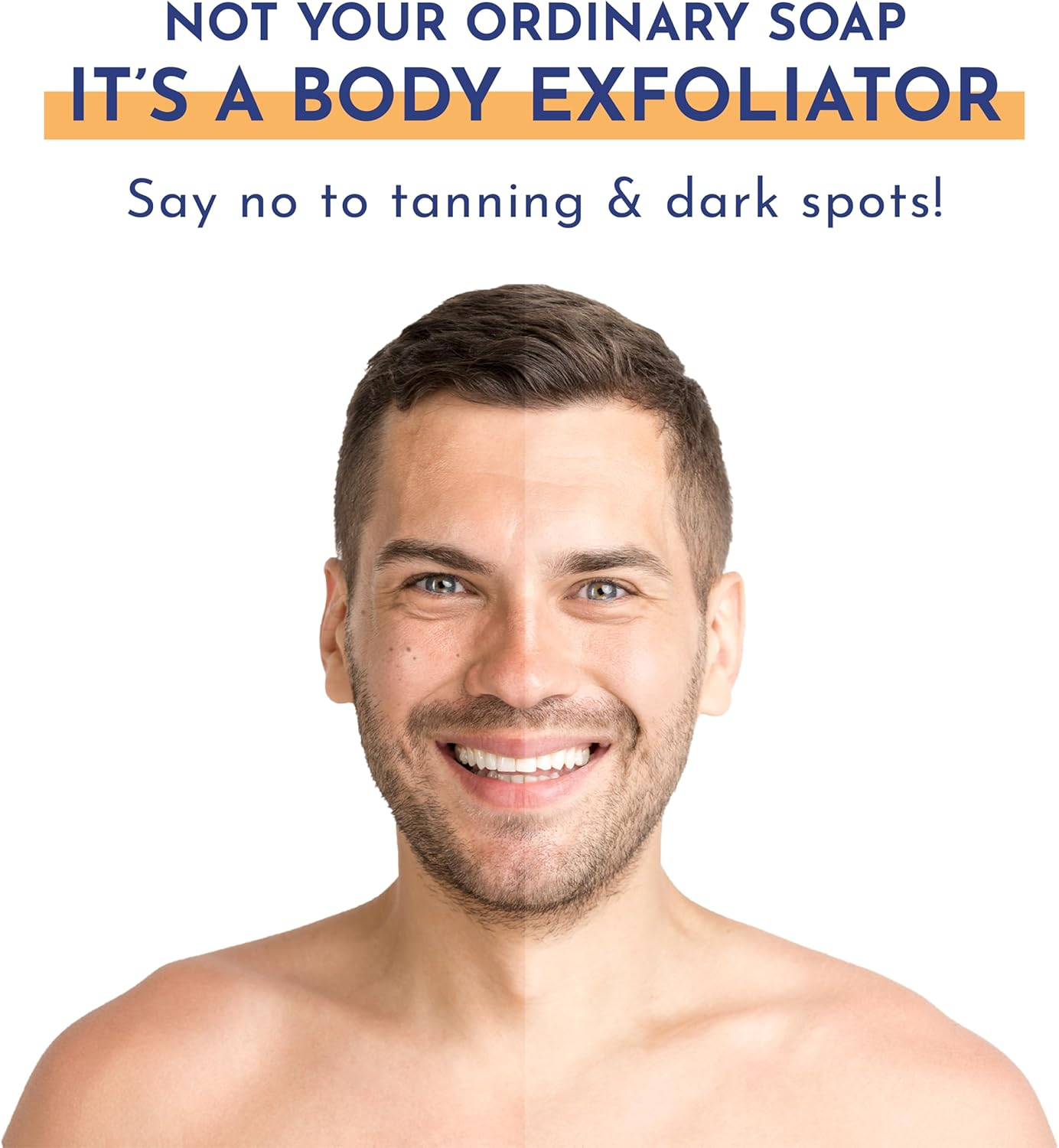 Mannlich 2% Kojic Acid Exfoliating Soap with Alpha Arbutin, Glycolic Acid, Niacinamide & Activated Charcoal | for Pigmentation, Dark Spots, Tan Removal, Brightens Underarms | Ph Balanced, SLS Free