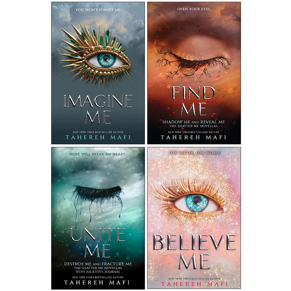 Shatter Me Series 4 Books Collection Set by Tahereh Mafi (Imagine Me, Find Me, Unite Me, Believe Me) image number 4