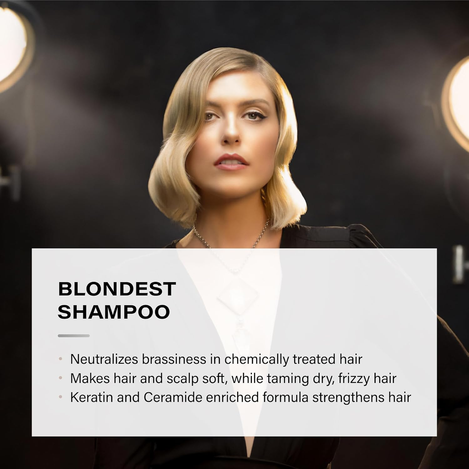 Peter Coppola Shampoo, Blondest Keratin Concept Colour Command Sulphate Free, 350Ml image number 1