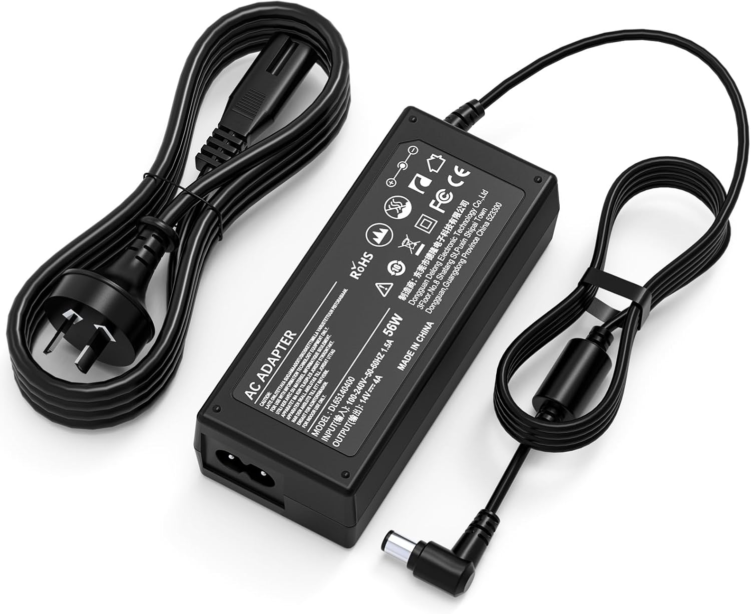 14V AC Power Supply Adapter for Samsung Monitor U28E590D S22D300HY S27D390H S27D390H S24D390HL S24B150BL S22C300H SAD04914F S24D300 Syncmaster LCD/TFT 770 760V 1501MP TV Charger Power Cord image number 2
