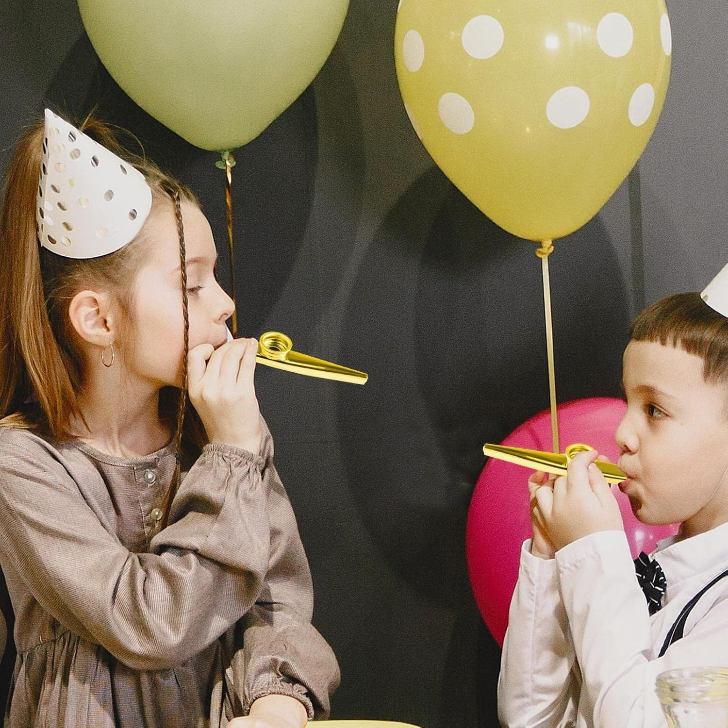 Metal Kazoo - Kazoo Musical Instrument | Easy to Learn Kazoos, Guitar Ukulele Violin Piano Keyboard Companion for Kids And image number 6