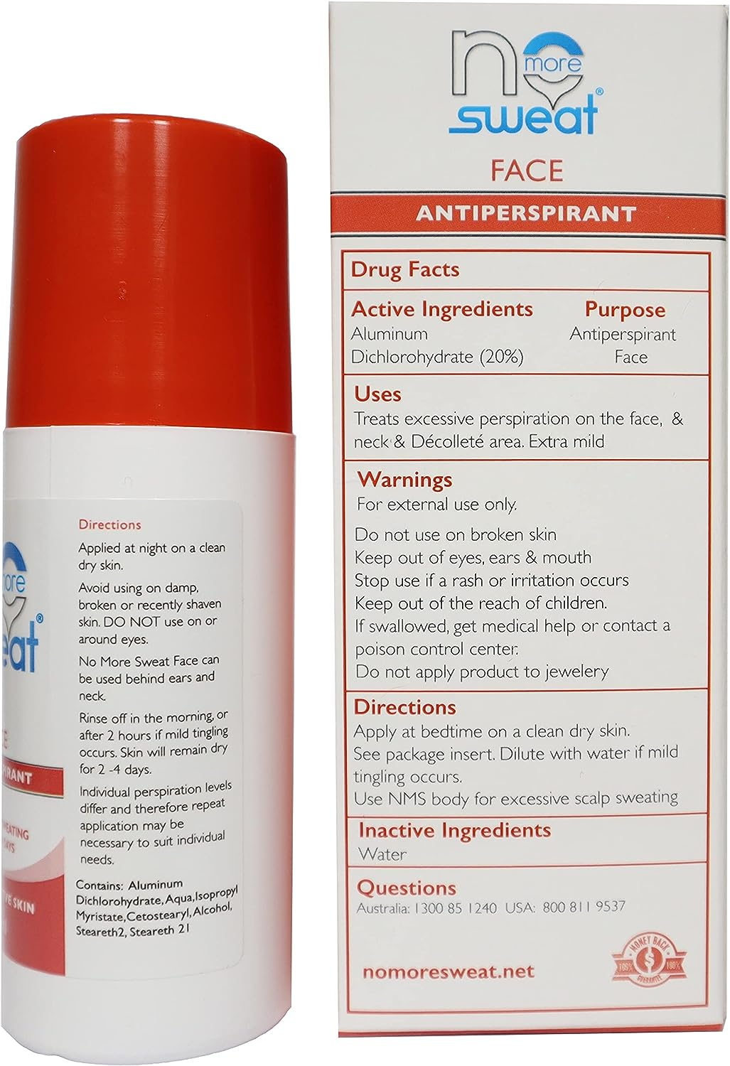 No More Sweat Face Antiperspirant Cream 50Ml image number 6