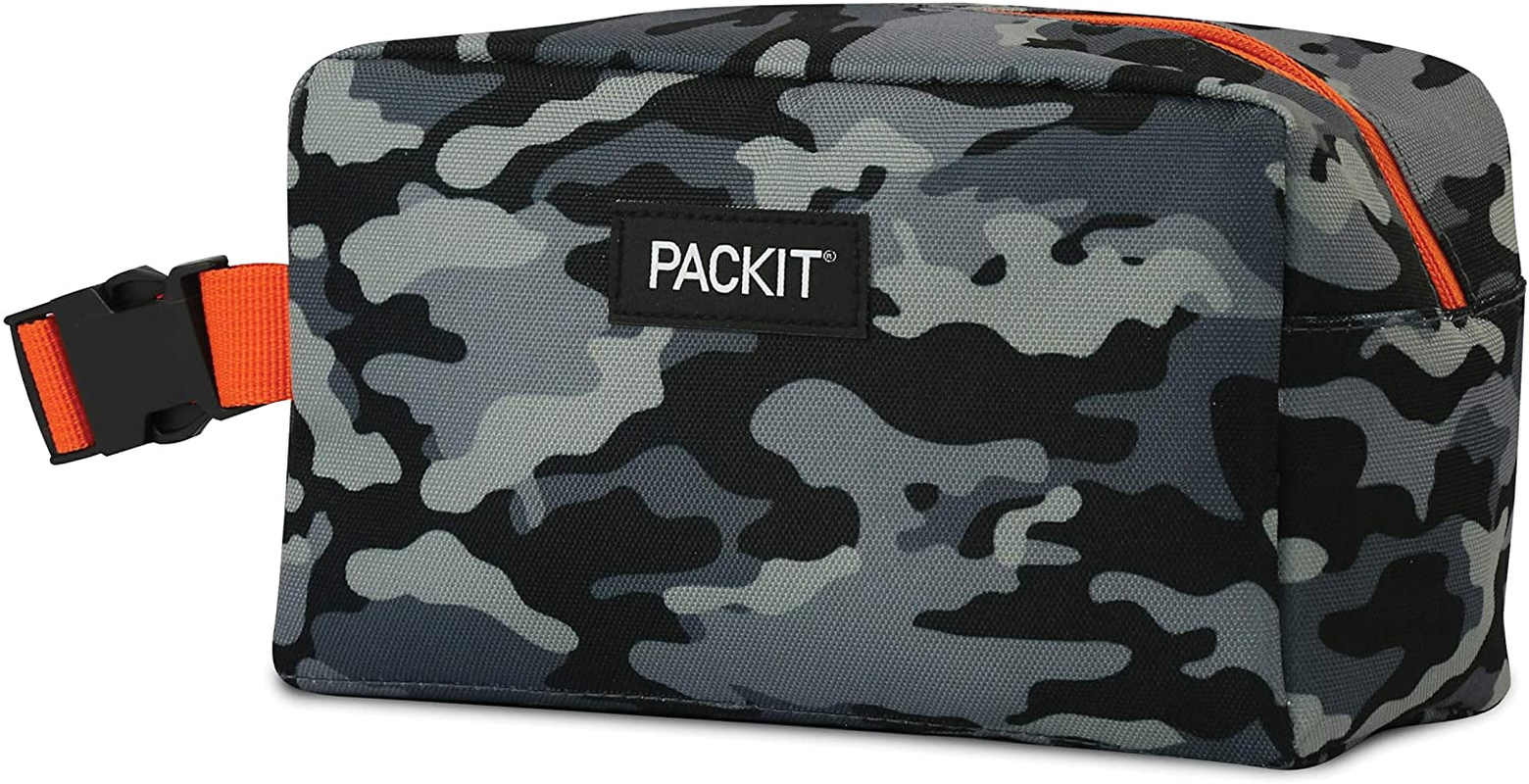 Packit Freezable Snack Box, Charcoal Camo, 72101