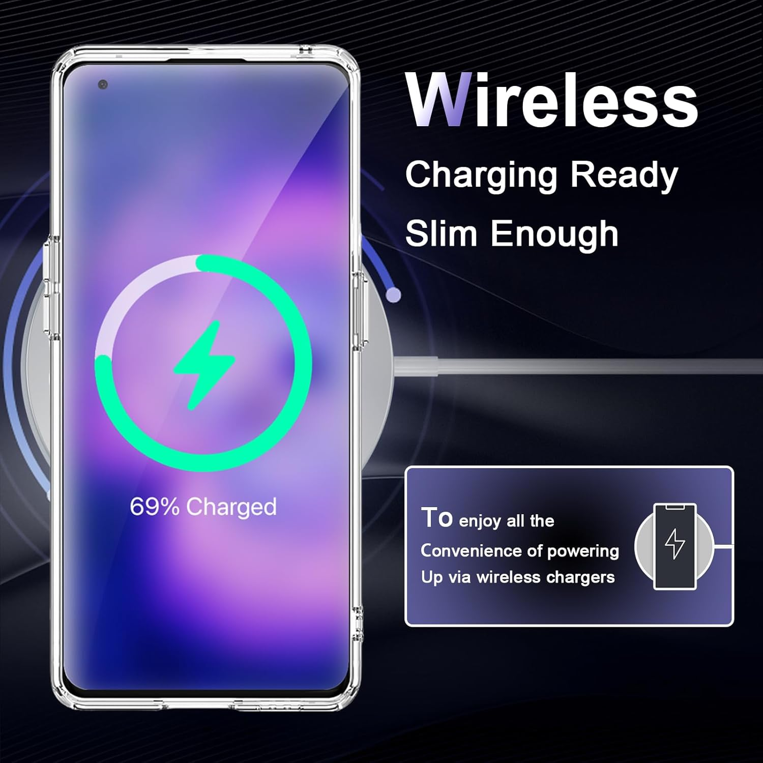 Liisooka Case for OPPO Find X5, Military Grade Drop Protection Phone Case, Yellowing Resistant, Anti-Scratch Hard PC Back, Shockproof Hard Ultra-Thin Protective Cover, Clear image number 5