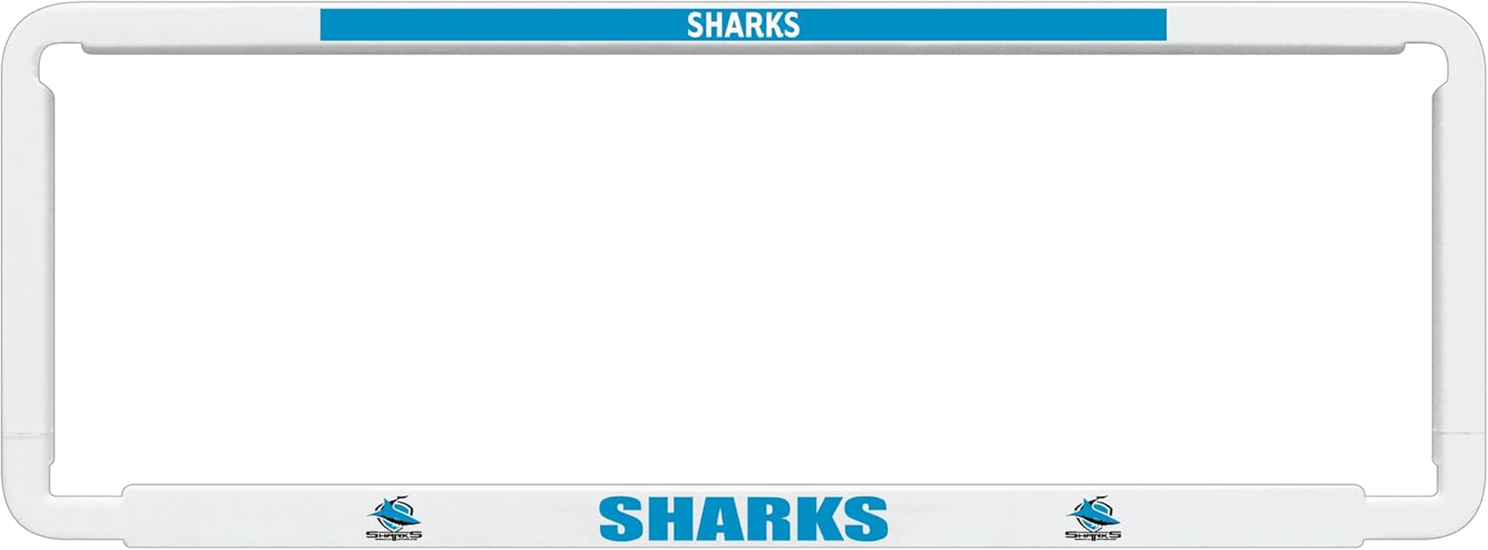 1X Official NRL Cronulla Sharks Car Number Plate Frame Cover Surround image number 1