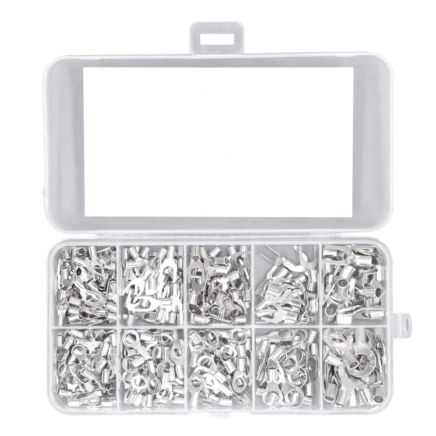 Heavy Duty Copper Fork Terminal Kit, Tinned Wide Ferrule Design for Household Appliances, Automobiles, Cabinets image number 6