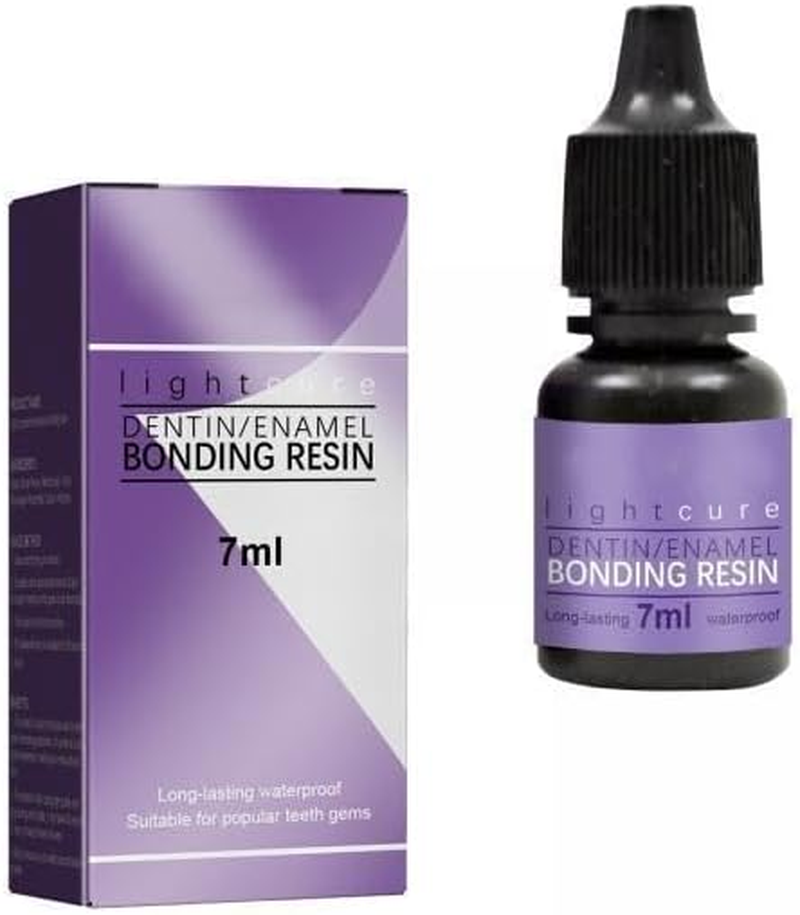 OIIBWQ 2X Teeth Decoration Glue/7 Ml/Hardening Glue for Girls/Women/Teeth Decoration/Solidify the Decoration Application of Rhinestones image number 5