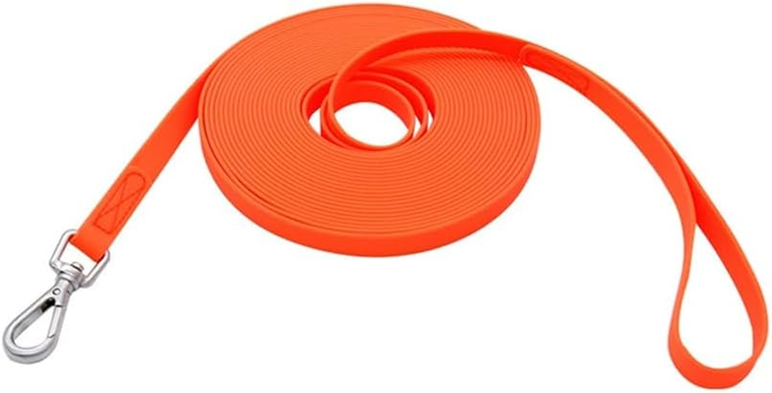 Waterproof Dog Training Leash, 15Ft Dog Training Long Leash, Heavy Duty Outdoor Recall Lead for Small, Medium and Large Dog,Orange. image number 4