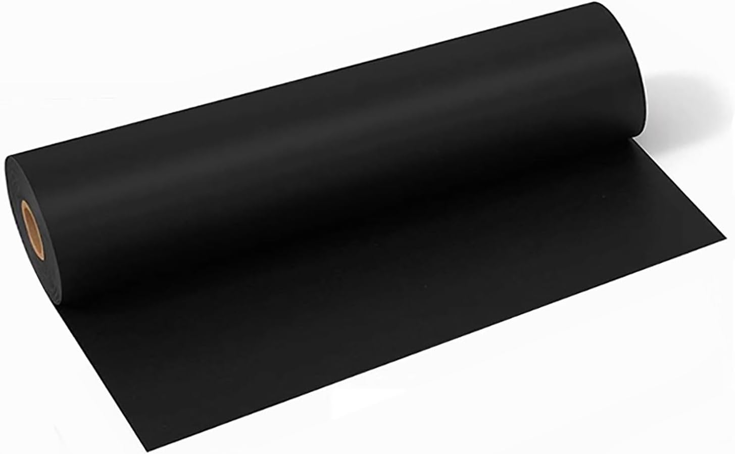 Yqkangzhu Black Wrapping Paper, 38 * 1000Cm Kraft Paper Roll, 80Gsm Gift Wrapping Paper, Flower Wrapping Paper,Construction Paper for Packing Postal Shipping Crafts Arts image number 4