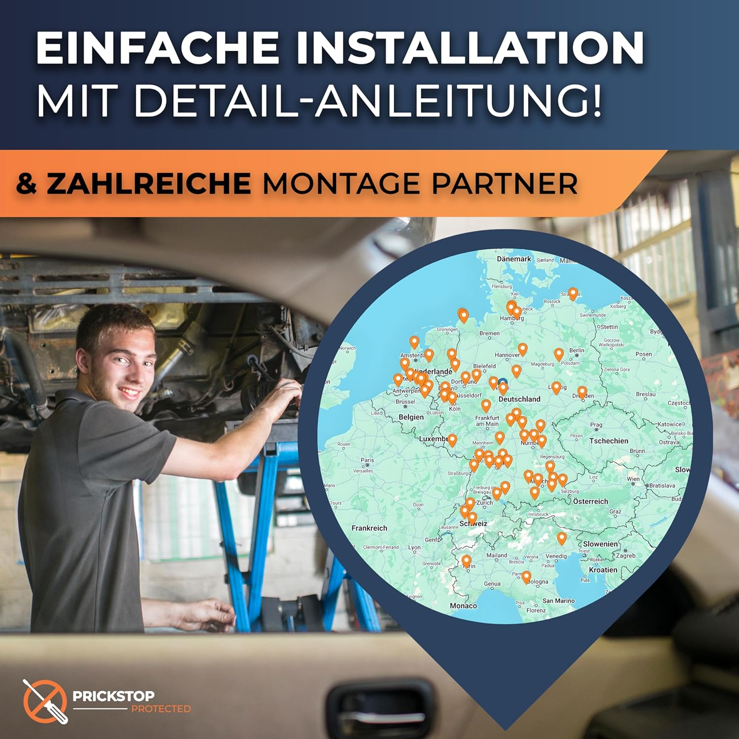 Prick Stop Door Lock | Safety for Fiat Ducato, Citroen Jumper, Peugeot Boxer and P&ouml;ssl Motorhome | Prickstop Burglary Protection image number 2