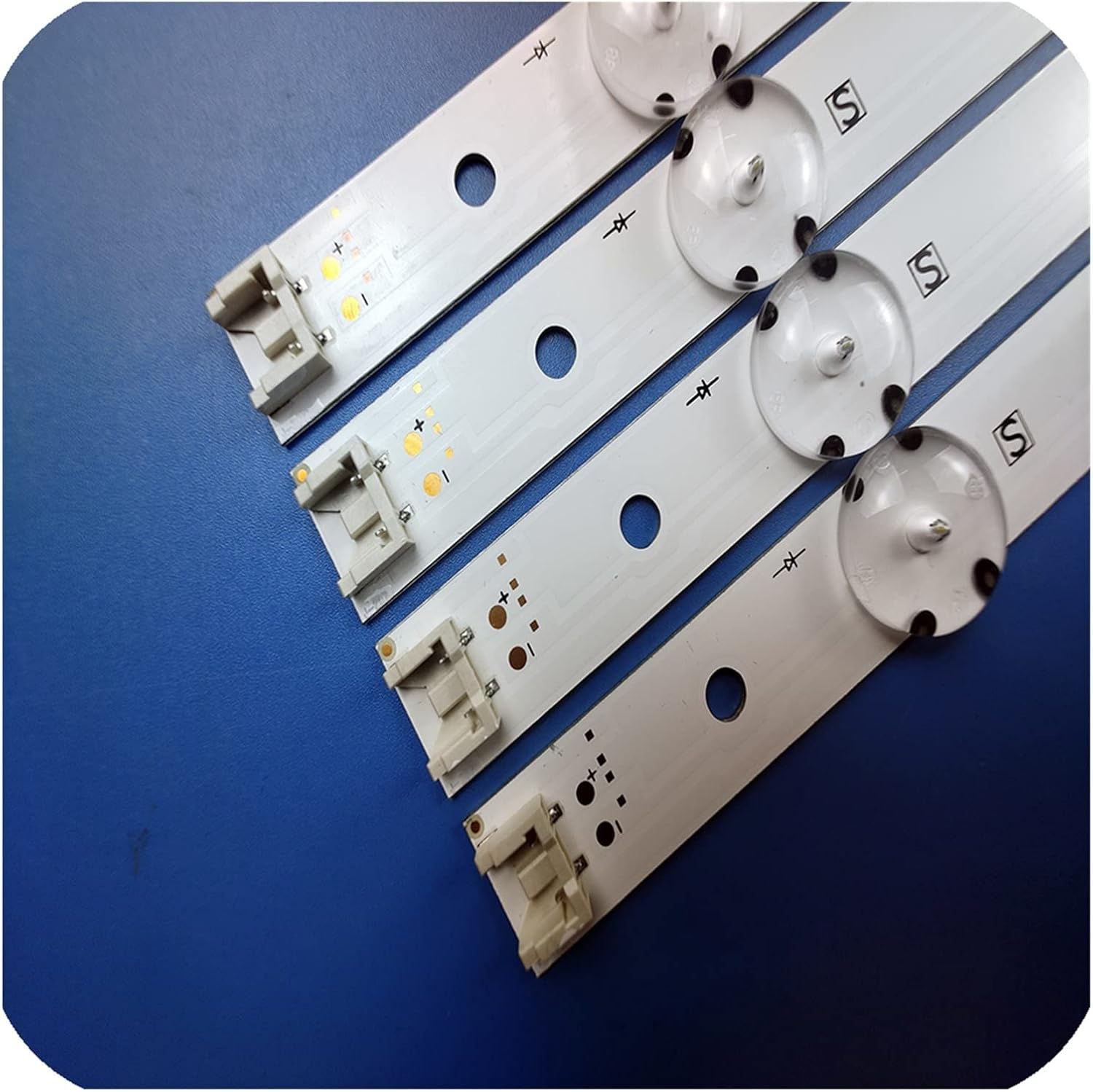 8Pcs/Set LED Strip Fit for LG 49 TV 49UF6400 49UF6407 49LF510V 49UF640V NC490DUE-SADP2 LGE-WICOP-49INCH-UHD-FHD-REV05 GAN01-1255A-P1