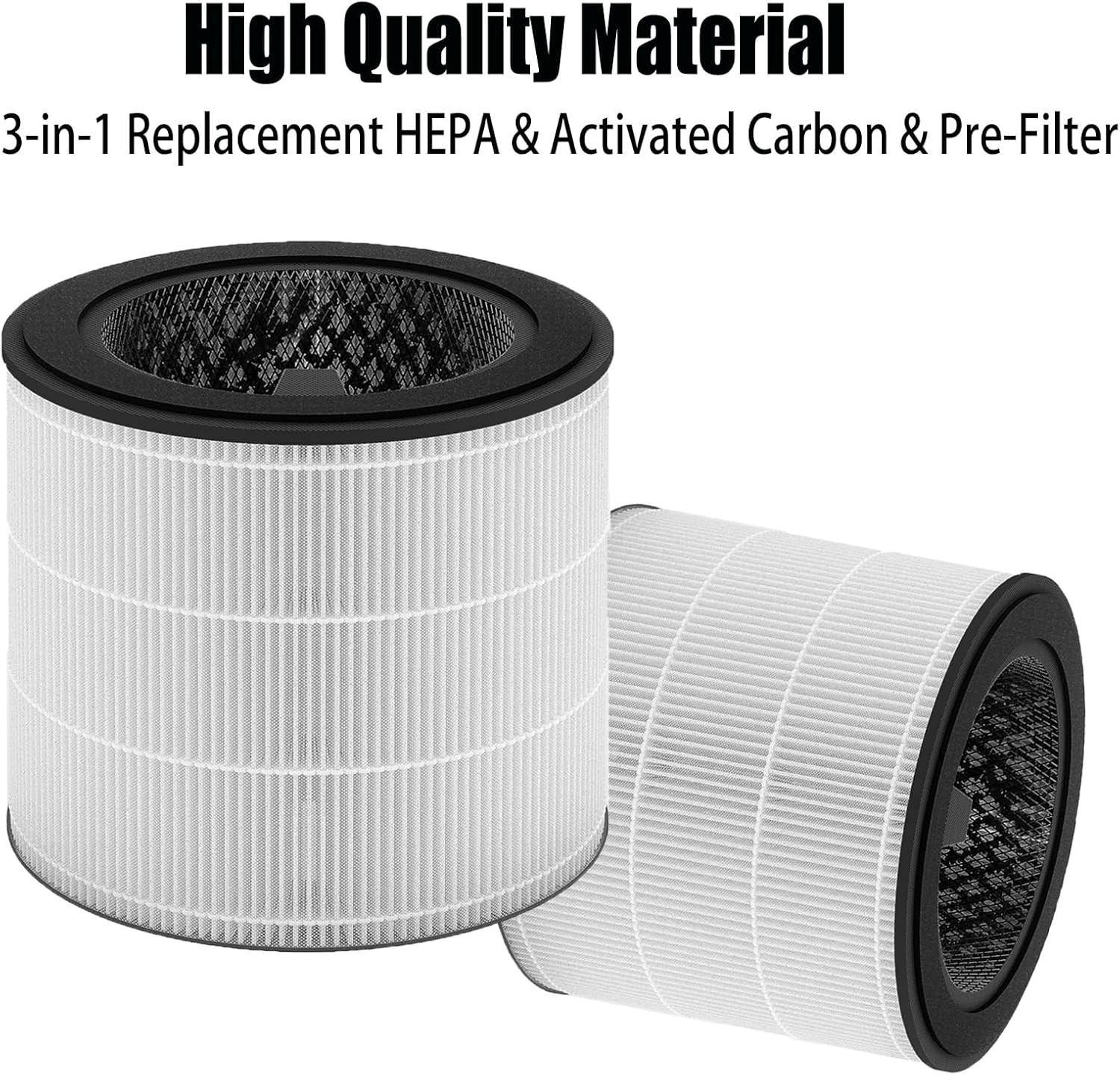 FY0611 Filter Replacement for Philips Air Purifier Series 600I Models AC0650/10, 3-In-1 HEPA & Activated Carbon & Pre-Filter, Parts # FY0611/30 (2 Pack) image number 1