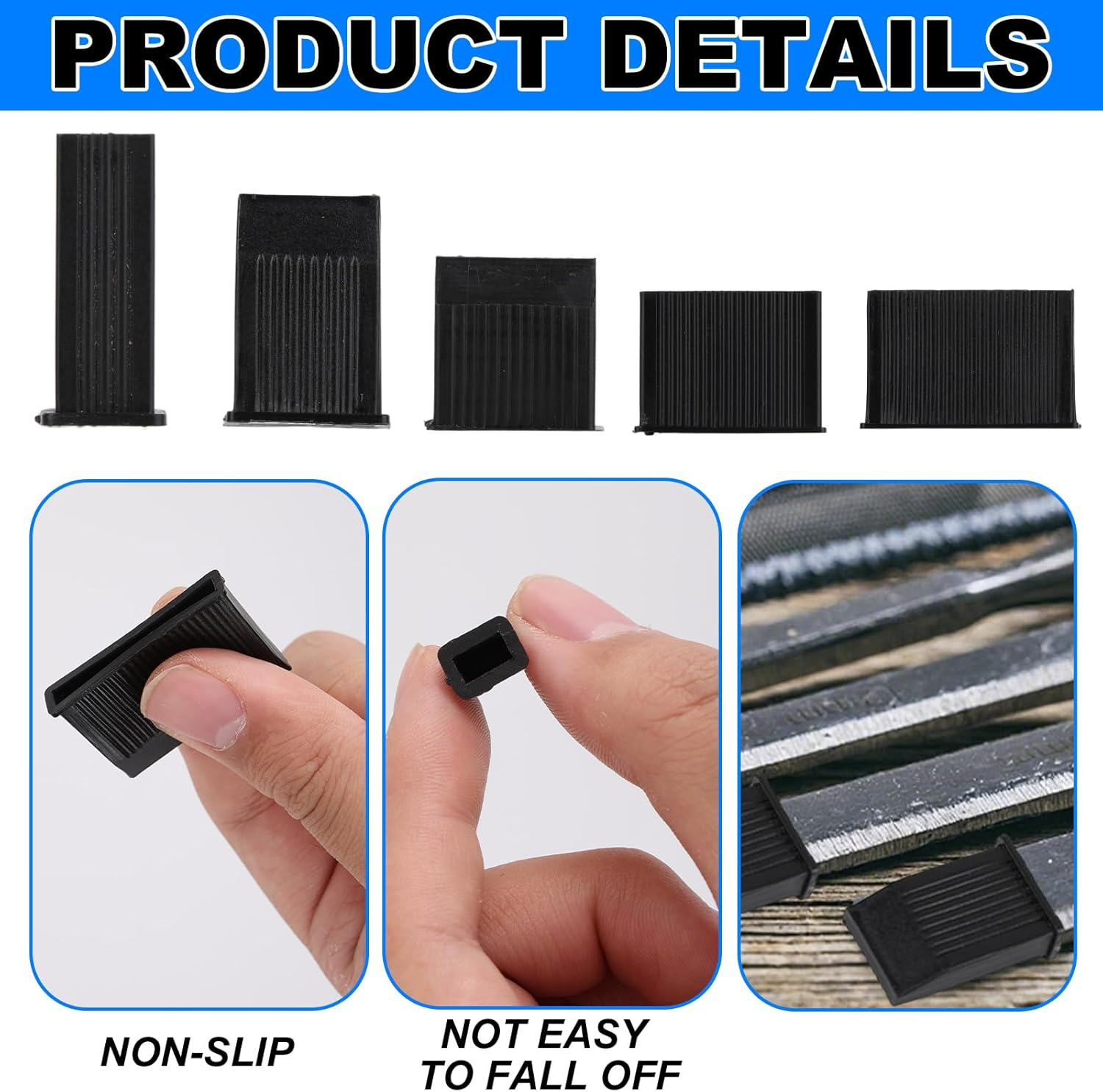 20Pcs Chisel Edge Guards, Chisel Tip Protectors for Wood Chisels Plastic Blade Covers Safety Protective Caps for Tool Storage & Edge Protection (5 Sizes)