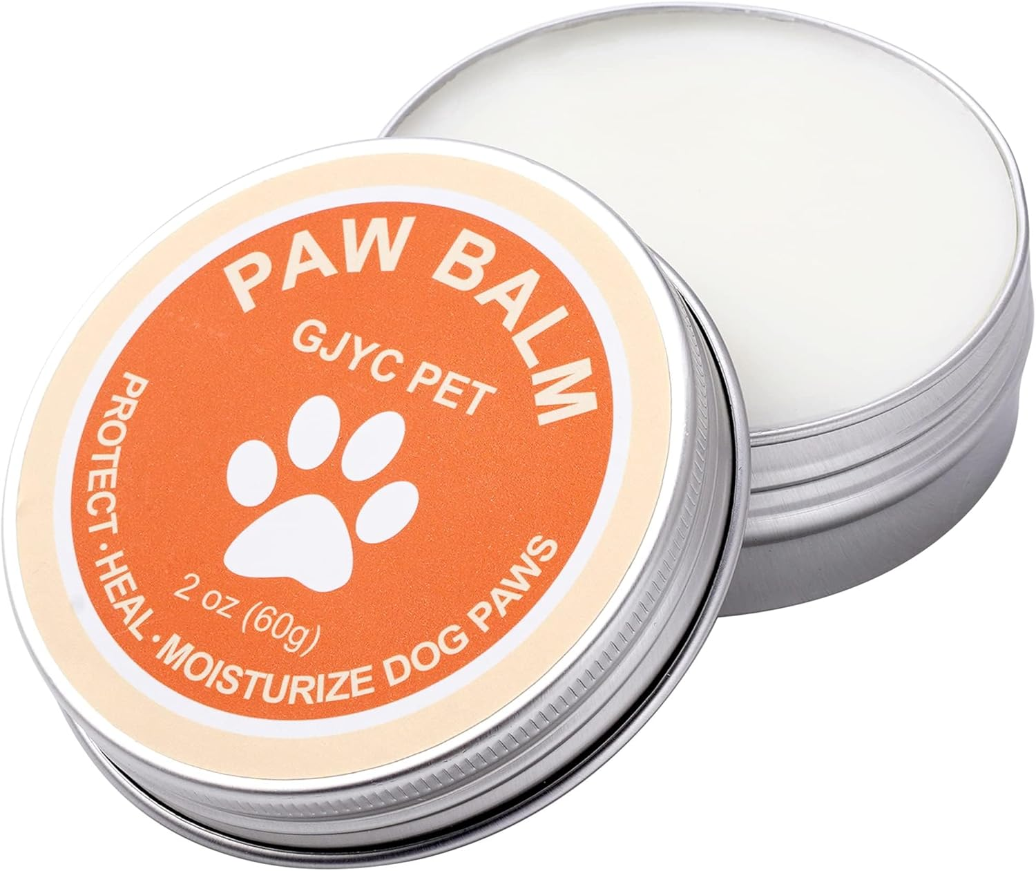 2 Oz (60G) Natural Dog Paw Balm - Organic Lickable Moisturizing Cream for Paws, Snout & Elbows | Heals Dry, Cracked Skin | Vitamin E & Food-Grade Ingredients image number 2
