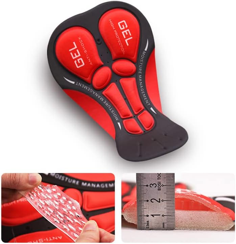 AIMALL Men'S Cycling Shorts with 3D Padded Liner - XL/XXL/XXXL Quick-Dry Bicycle Pants, Moisture-Wicking Riding Underwear for Long Distance image number 4