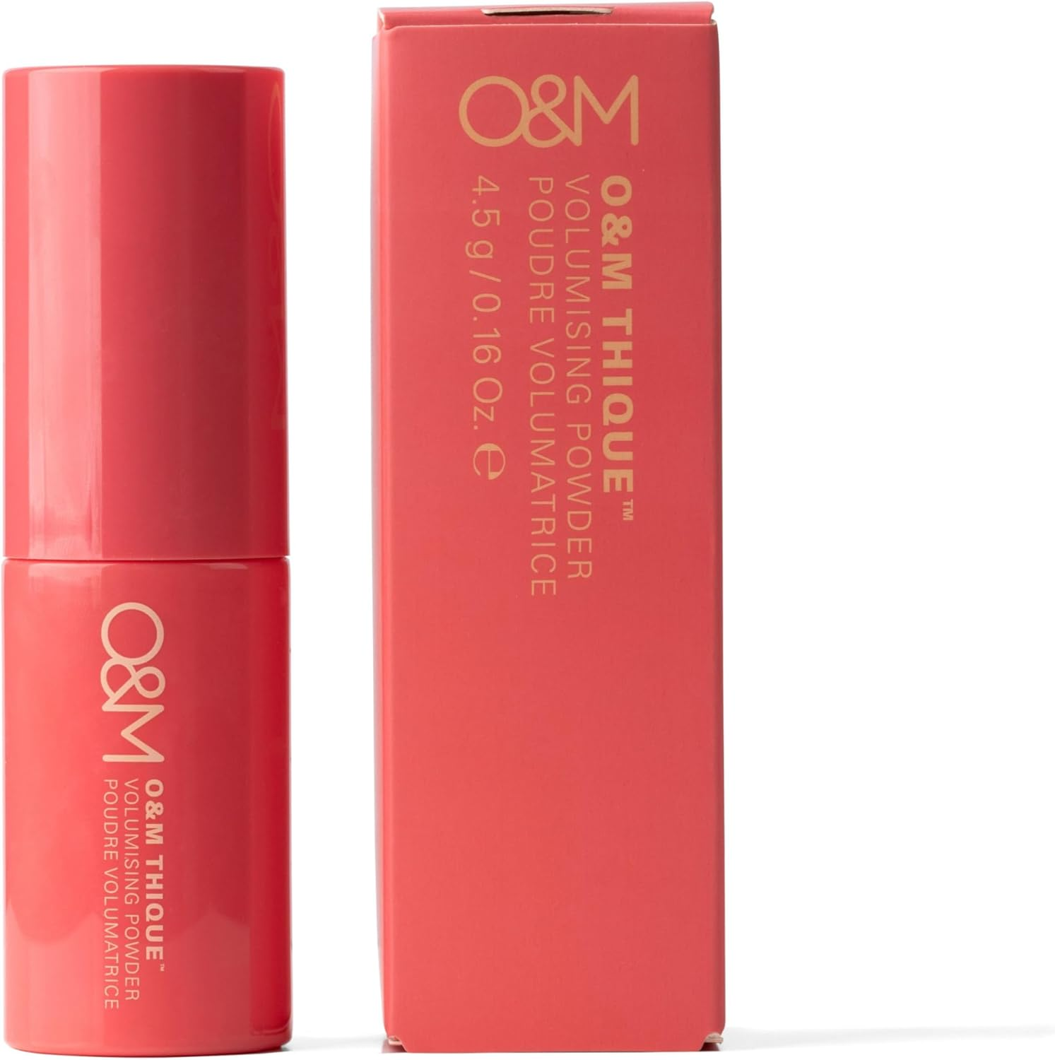 O&M Thique Volumising Powder - 4.5G - for All Hair Types -Clean from Sulfates, Parabens, Silicones, MIT, Phthalates, Triclosan, Propylene Glycol & Gluten, PETA Certified & Vegan, Australian Made, PCR Packaging