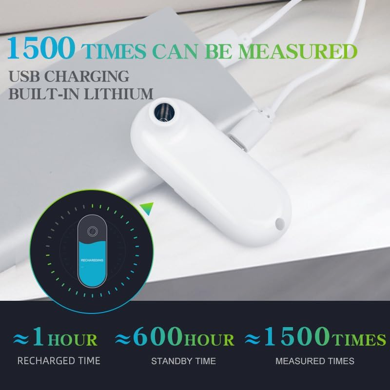 Medical Digital Forehead Thermometer for Children, Baby, Parents，Portable Infrared Digital Thermometer with Fever Alarm and LCD Display, Fast Accurate 1S Instant Results(Black) image number 4