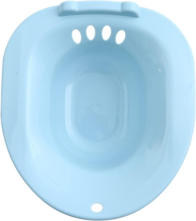 Toilet Sitz Bath Portable Personal Perineal Soaking Bidet Basin Travel Pregnant Blue image number 4