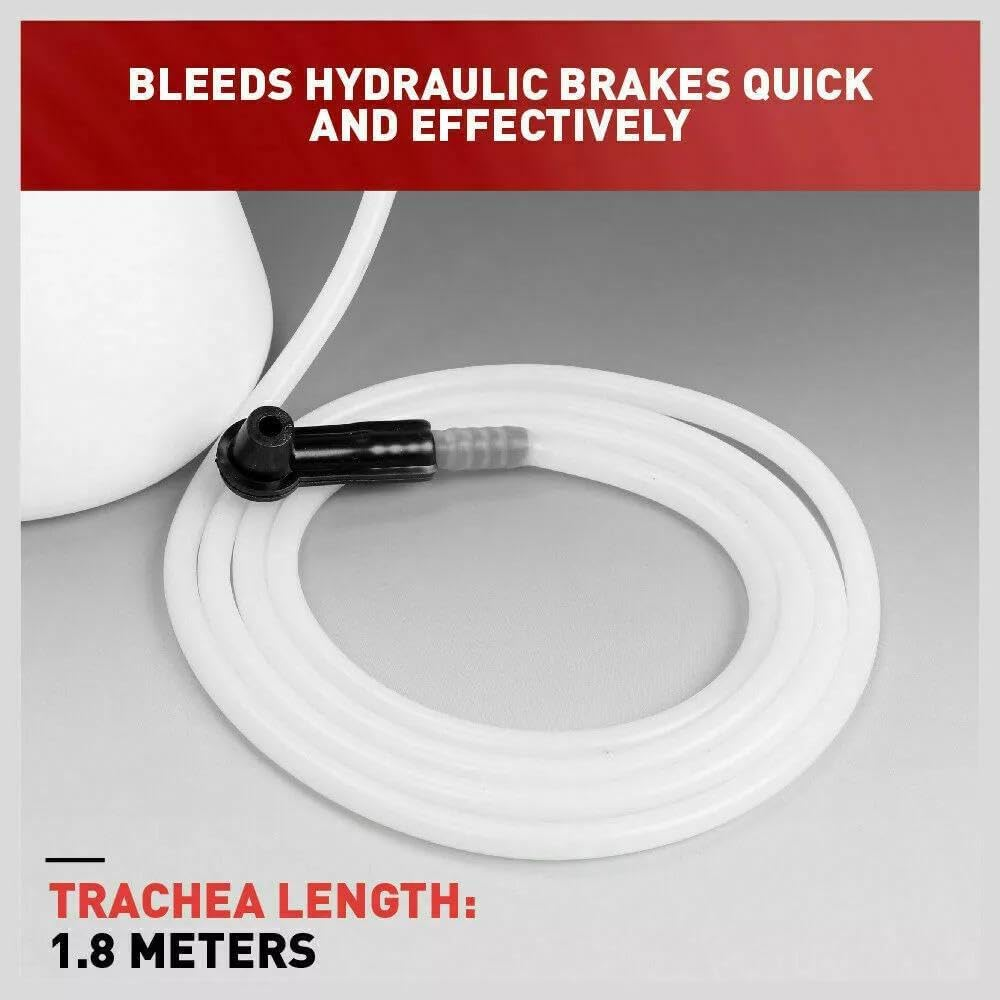 HORUSDY Pneumatic Brake Bleeder Kit &ndash; Quick & Effective Air Brake Fluid Extractor Bleeder with 87-174 PSI Requirement, Includes 4 Adapters image number 5