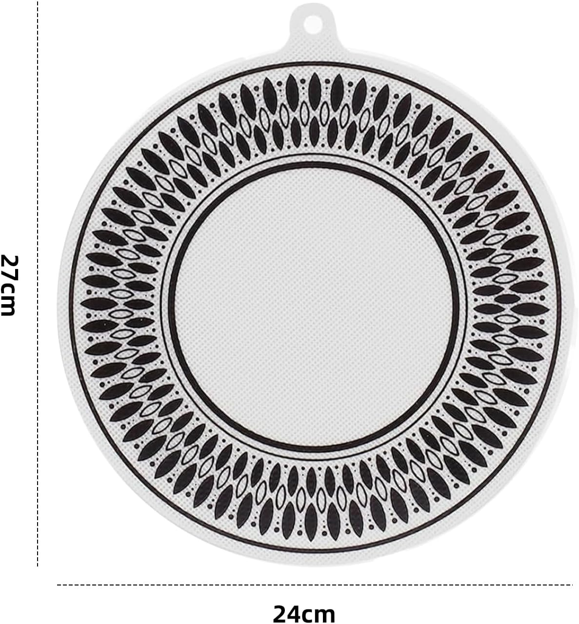 Lyfengdeam 2 Pcs Induction Cooktop Mat - Induction Hob Protector- for Induction Stove,Multifunctional Silicone Mats - Air Fryer Liners Cooktop Scratch Protector (24Cm) image number 1