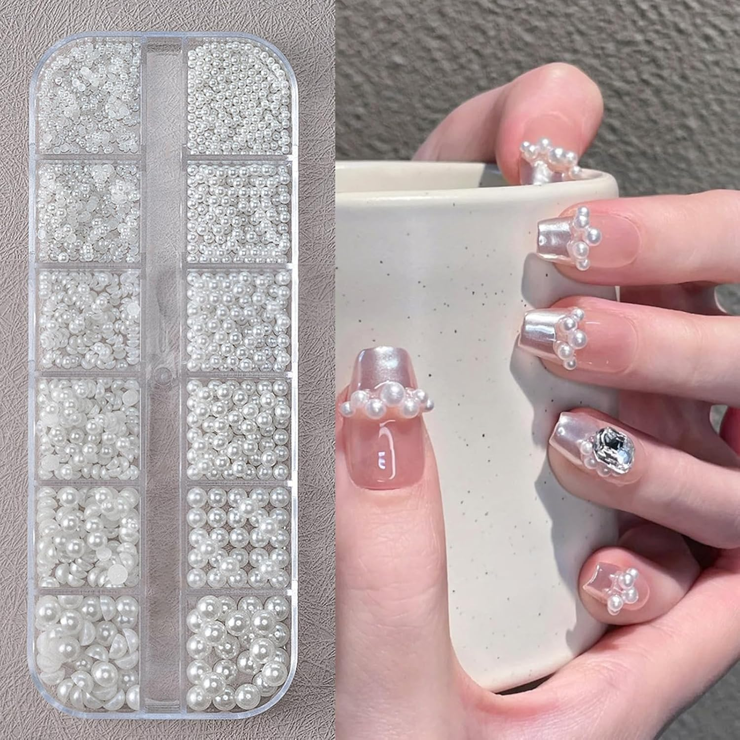 Charm Nail | Elegant Nail Design Beads | Durable Nail Supplies for Nomad, Professional, Home and Outdoor Use - Ideal for Girlfriend, Wife, Friend Or image number 5