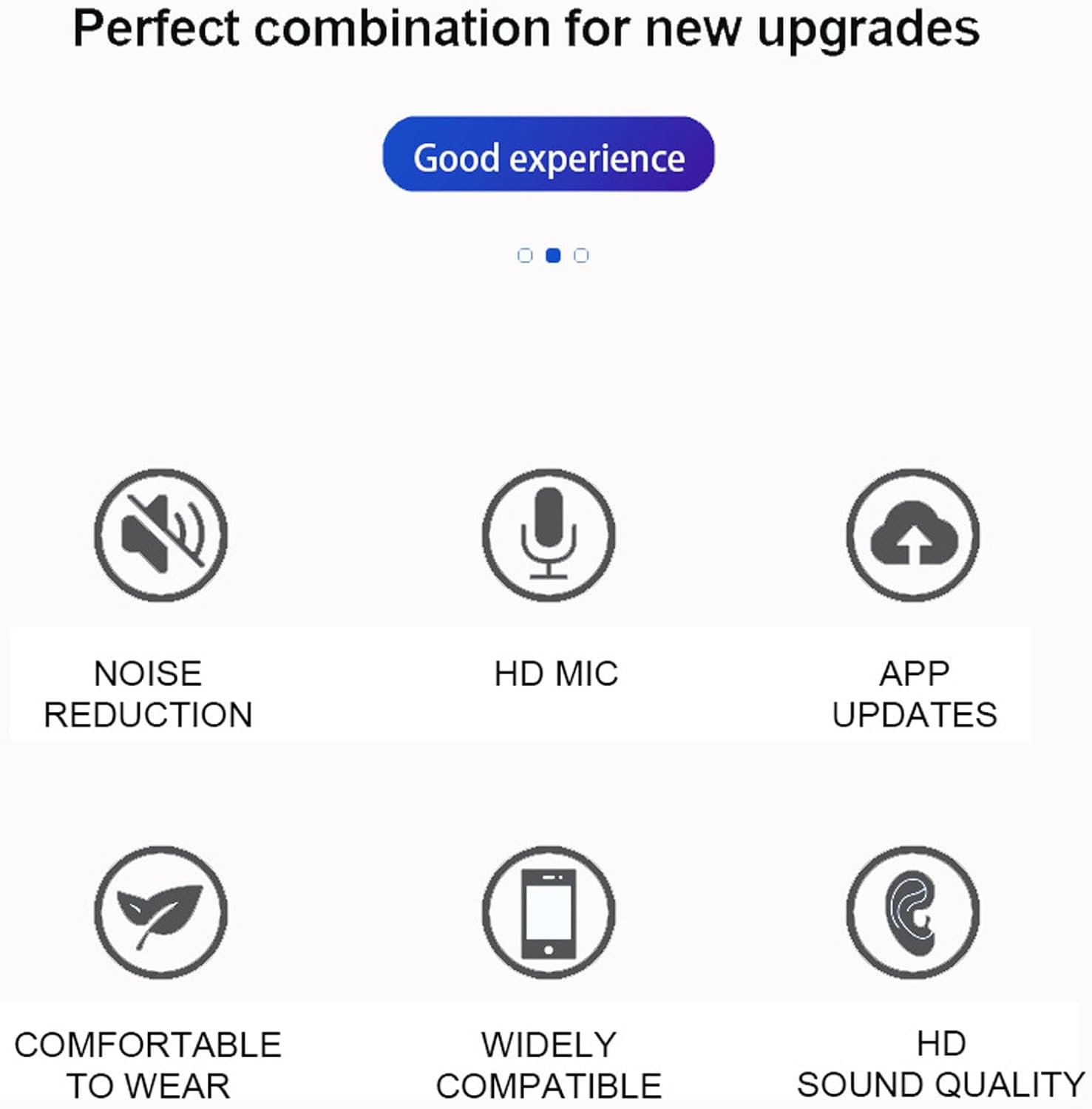 Translator Earphones, Two-Way Translation Headphones with 144 Languages, Real Time Translation Headset, BT Online Translator for Travel, Business, Learning (Black)