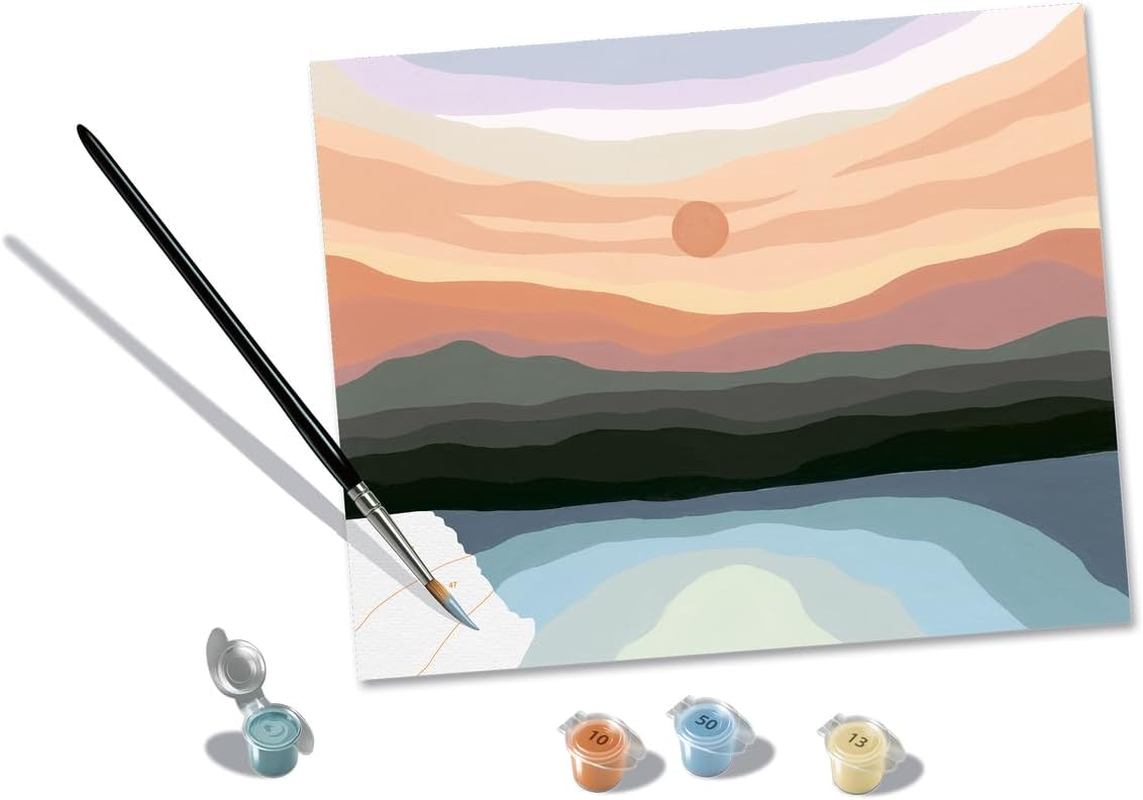 Ravensburger Malen Nach Zahlen 23515 - Minimalistic Landscape - Ab 12 Jahren