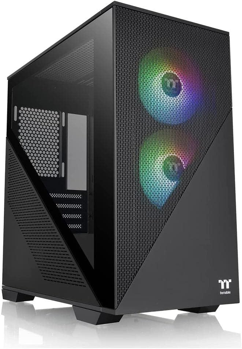 Thermaltake Divider 170 Tempered Glass ARGB Micro Case Black Edition image number 6