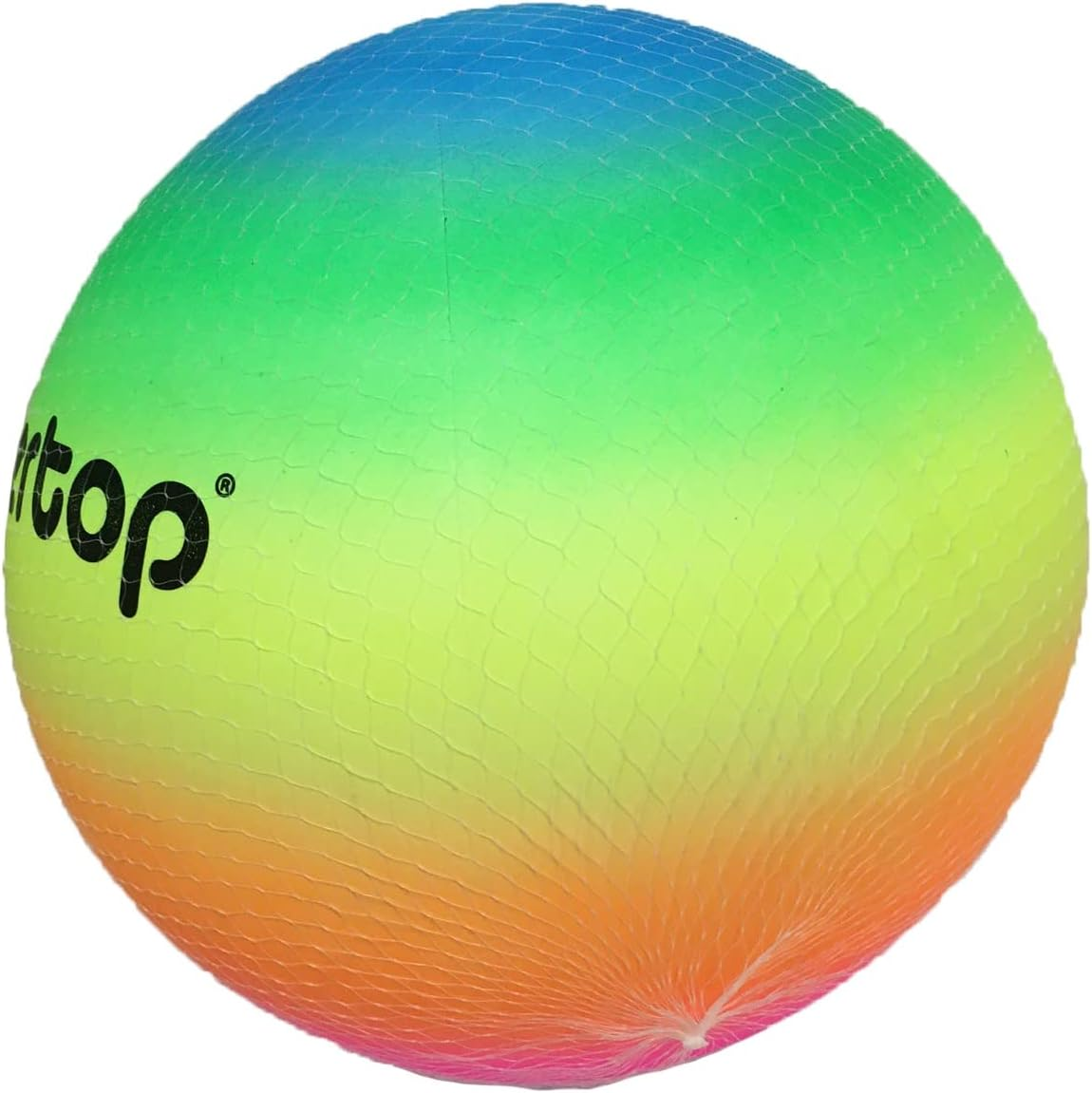 Children'S Colourful Ball 23 Cm Rainbow Ball Game Solid Colour Football Volleyball for Sea Garden Indoor Outdoor Beach Assorted Colours Random Sold Uninflated