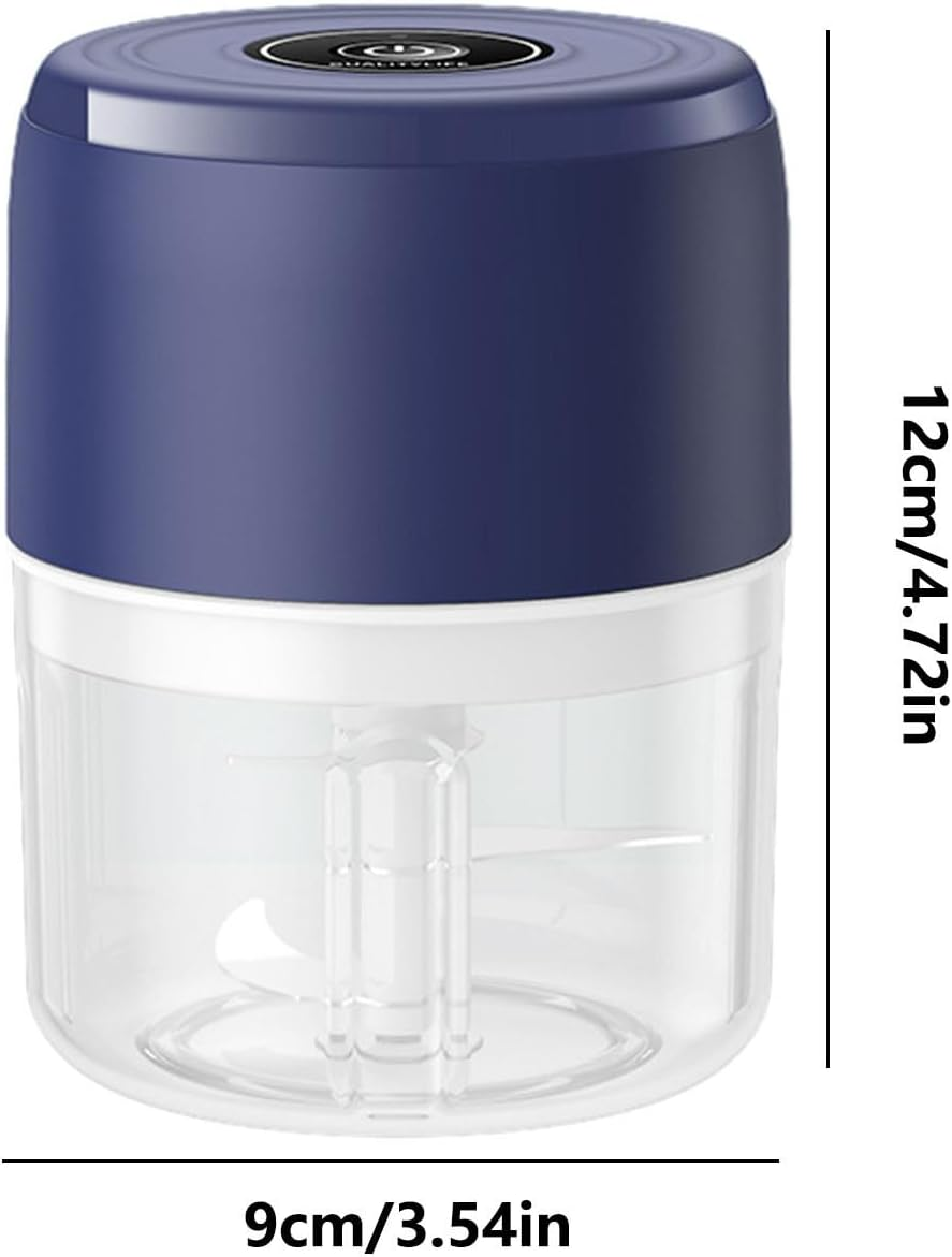 Mini Electric Food Chopper - Mini Kitchen Utensils | Small Vegetable Slicer - for Fruits Vegetables Meat Busy Professional Meal Prep Cooking Lover Beginners RV Dorm Tailgating Parties