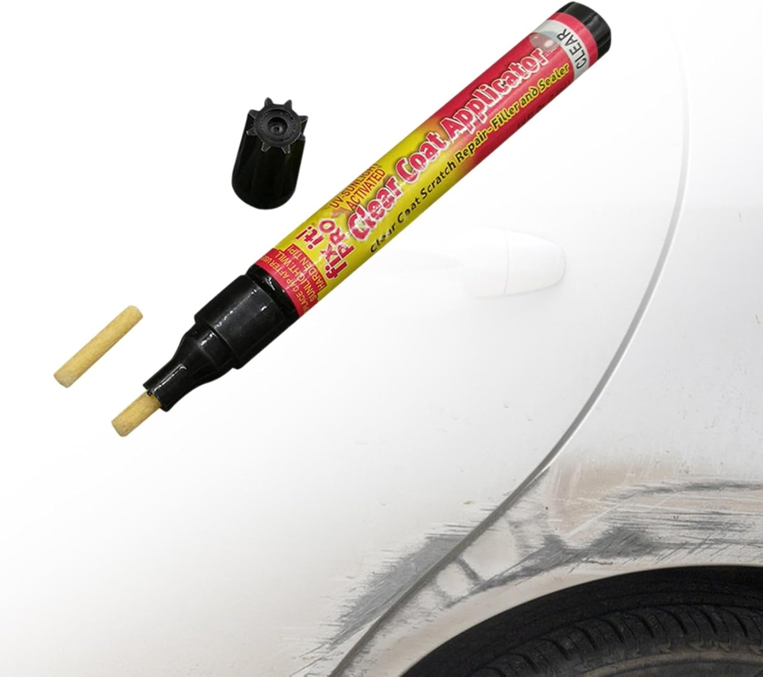 Magideal Car Paint Scratch Repair Pen Polishing Pen Professional Compact Repair Small Scratches Easy and Quick Car Scratch Remover Pen image number 4