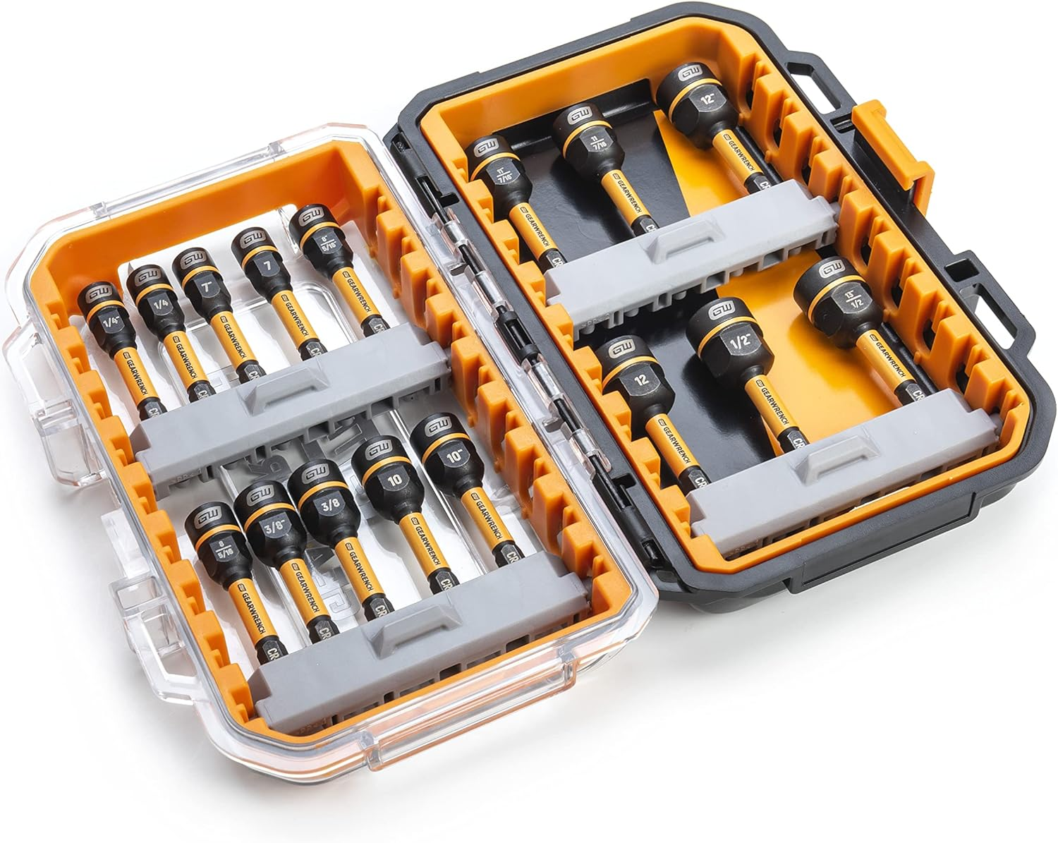 GEARWRENCH 86171-1/4&rdquo; Drive Bolt Biter&trade; Impact Nut Extractor & Driver Set, 16 Pc.