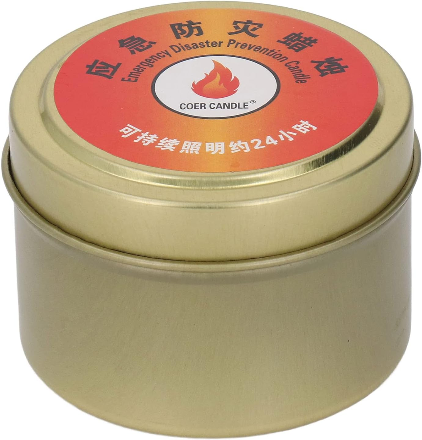 24 Hour Beeswax Wax Survival Candle, Windproof Waterproof Smokeless Outdoor Survival Candle, Portable Bright Emergency Kits, Camping, Hiking, Backpacking, Home, Wilderness(2#) image number 5