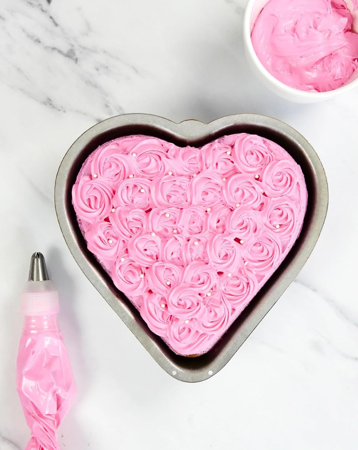 USA Pan Global Bakeware Heart Cake Pan image number 4